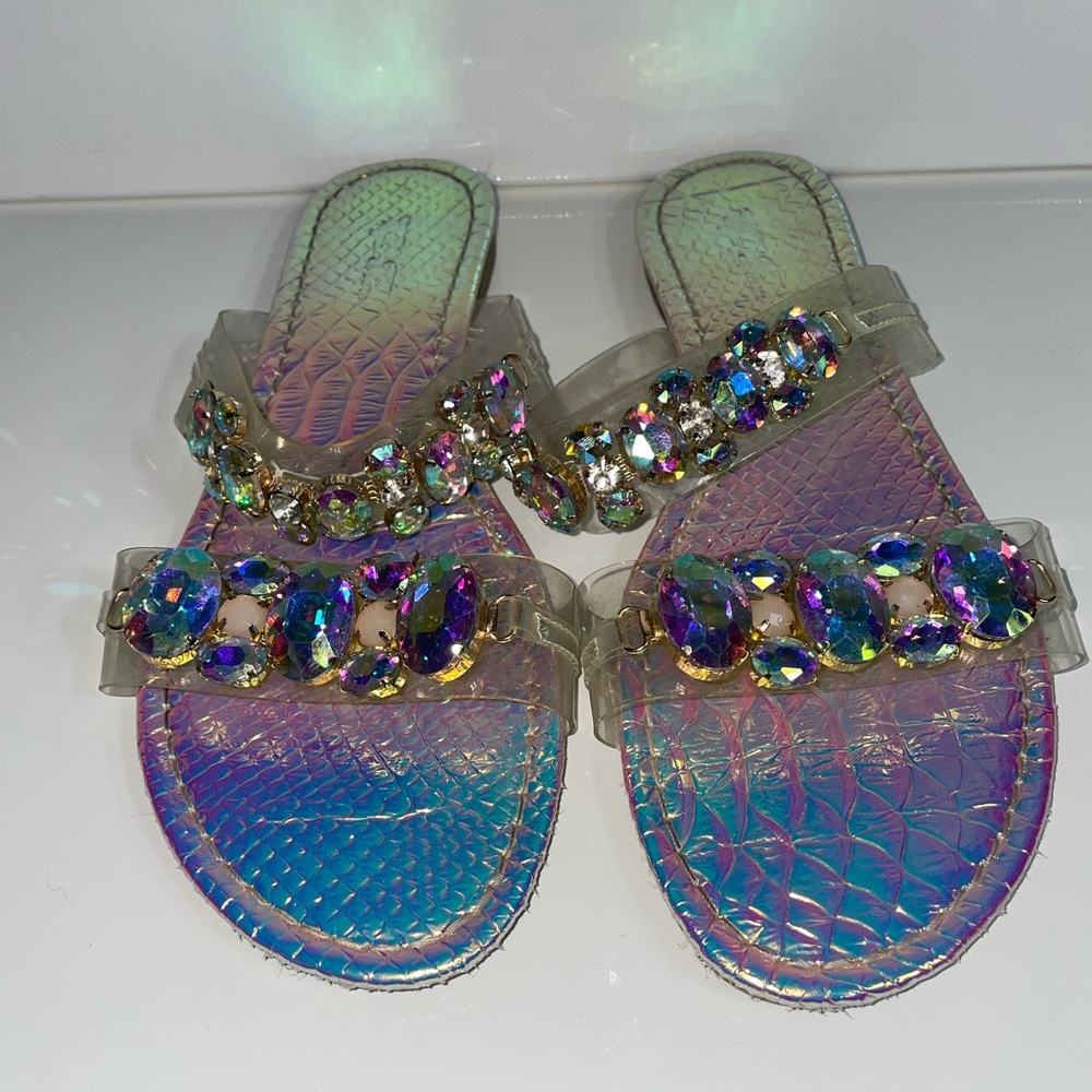 Jeweled sandals